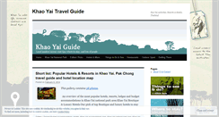 Desktop Screenshot of khaoyaiguide.com